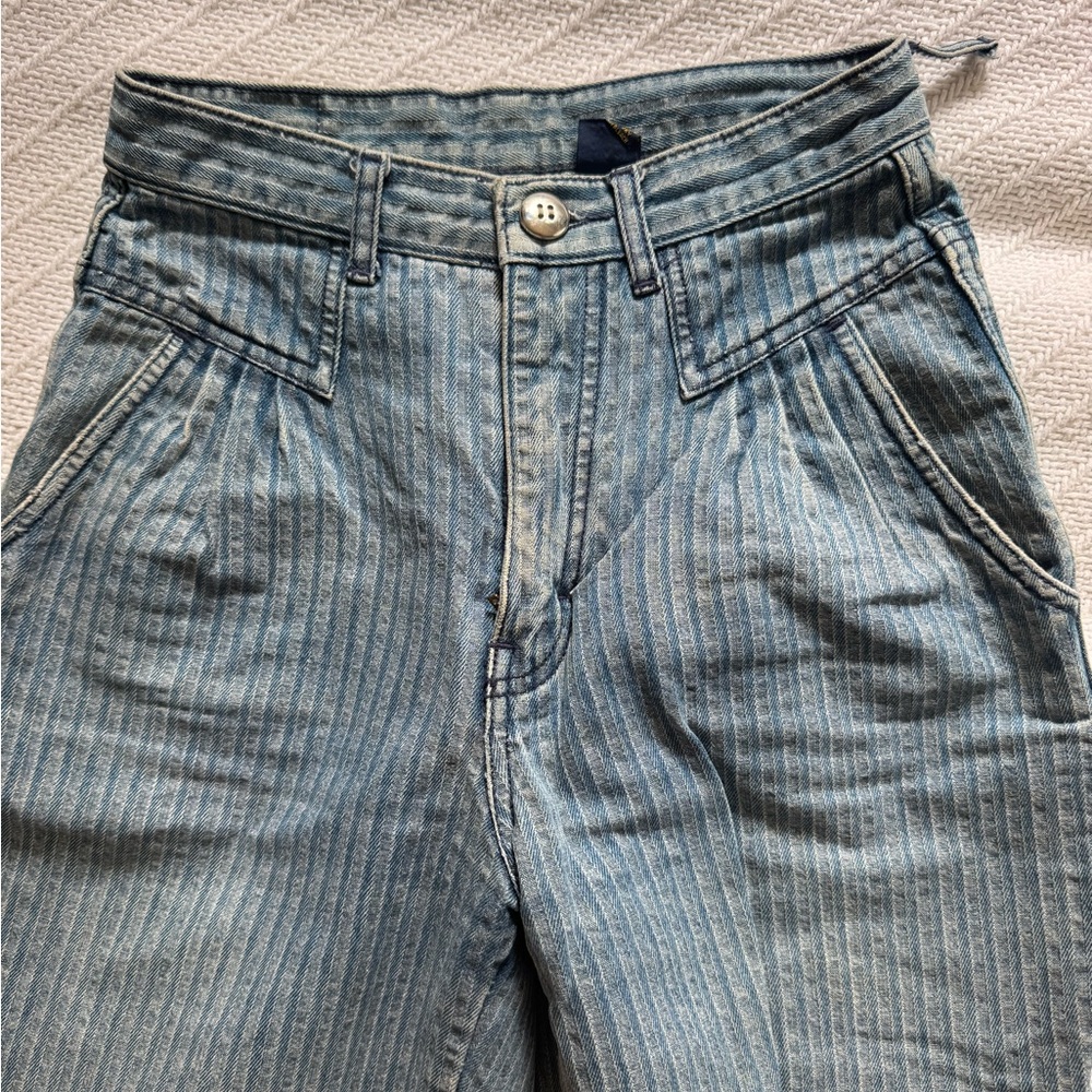 Vintage denim Light Blue Pinstripe Women's Jeans
